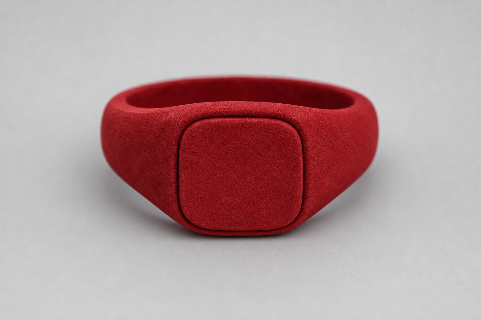 Analog Lab Signet Ring Red