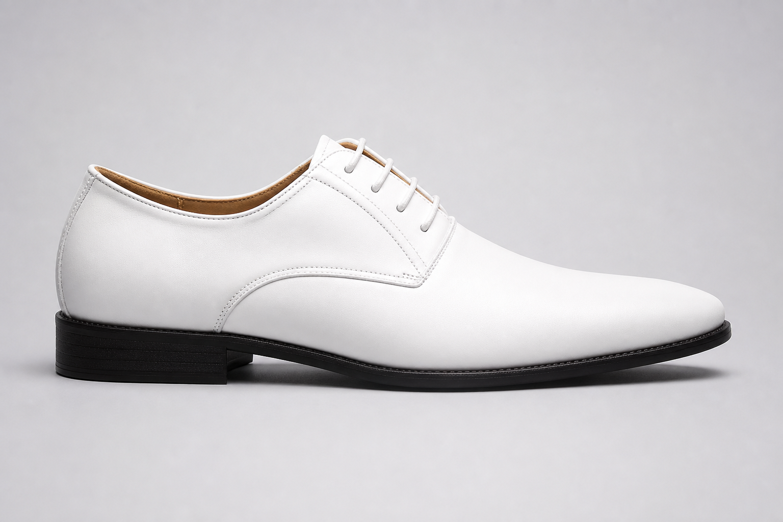 Plain Form Formal Lace White