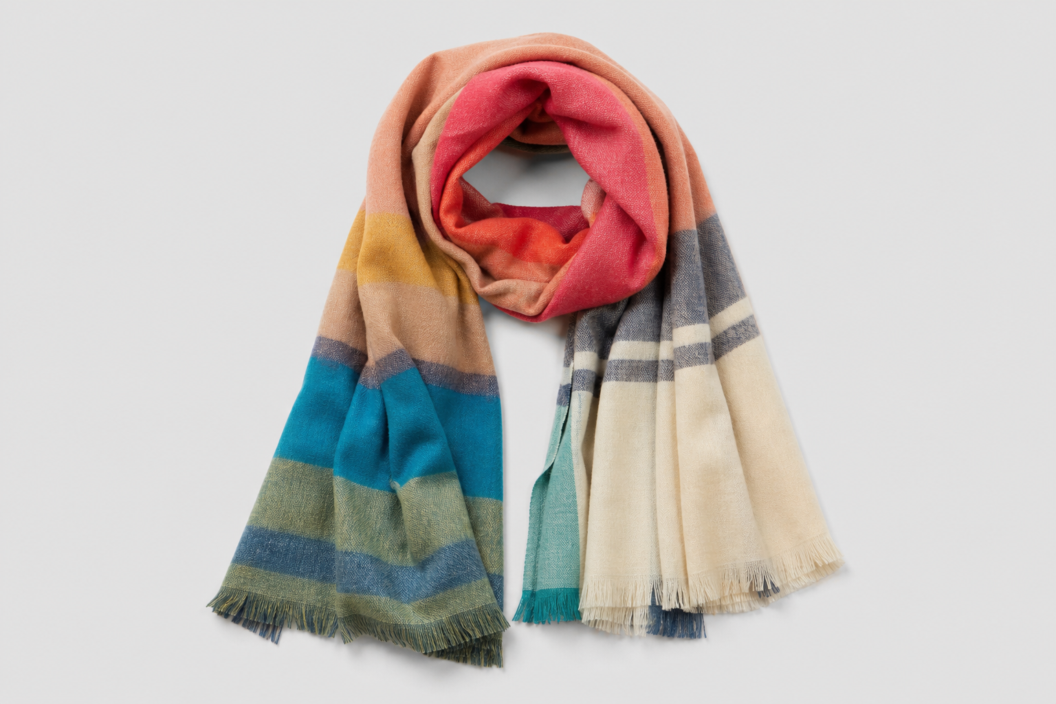 Kairo Works Wool Wrap Multi