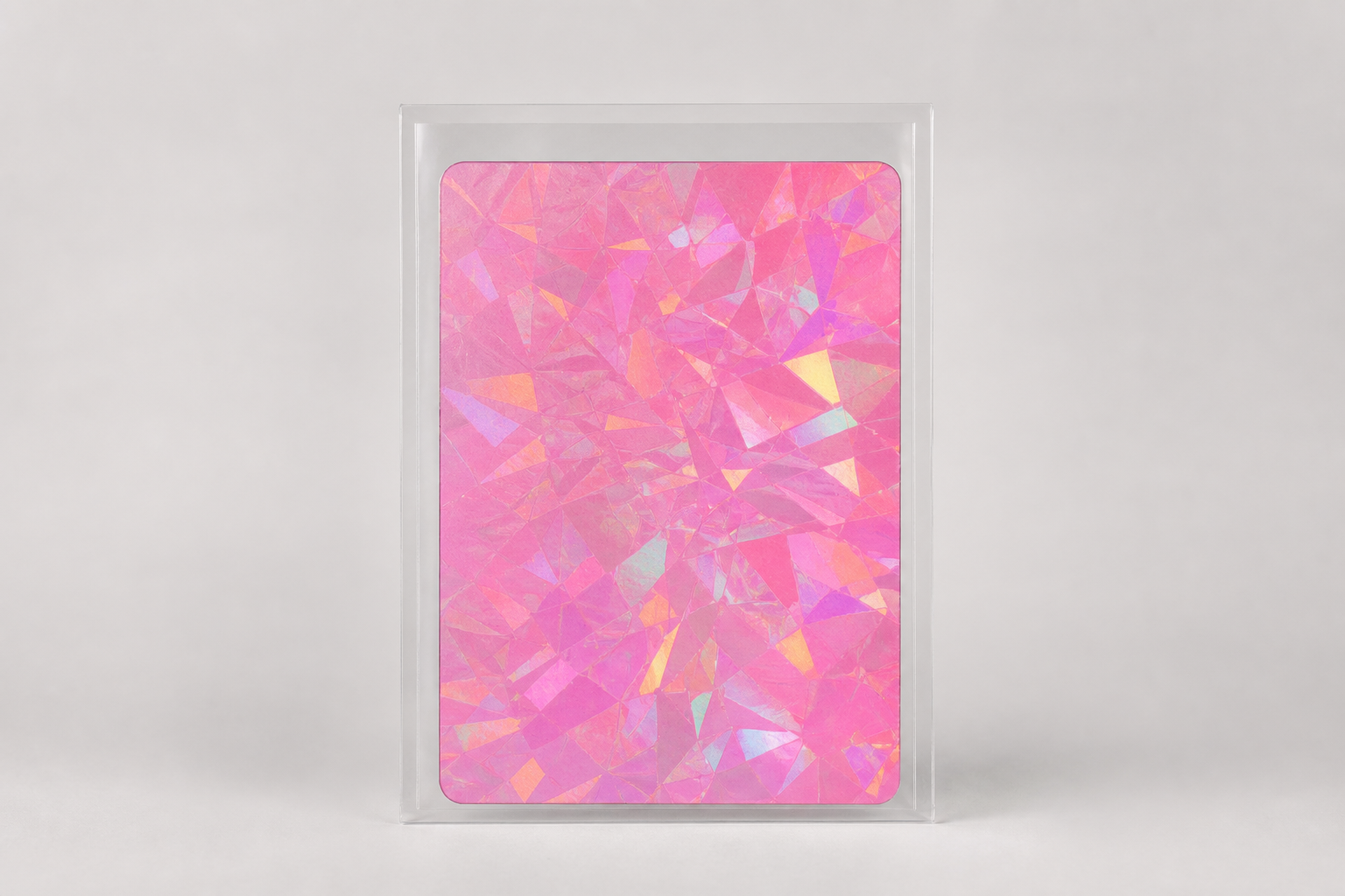 Mono Craft Holo Card Pink